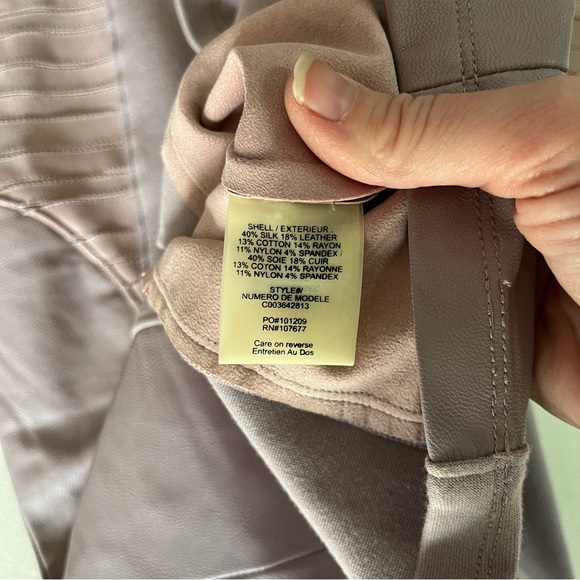 Alice and Olivia Nicky Blouson Leather Panel Dress - Picture 11 of 11